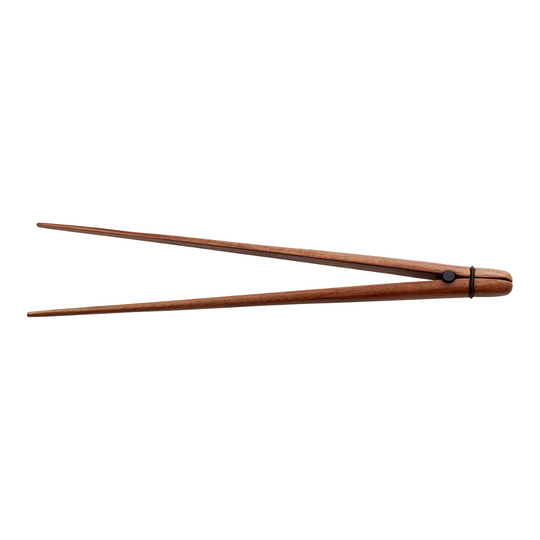 Pince de service en bois d'acacia naturel ASA Sélection, design fin et épuré pour art de table