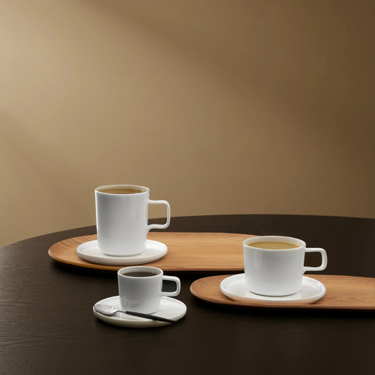 Plateau de service ovale design naturel en bois pour art de la table