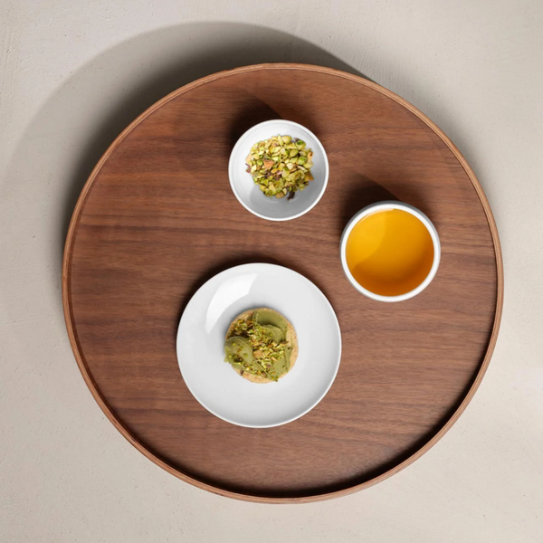 Plateau sur pieds rond 40cm - Wood - Asa Sélection