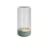 Lampe de table Pulse Sompex vert olive avec filament LED flottant magnétique