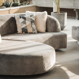 Canapé Jabba Ralph M gris clair design contemporain salon haut de gamme