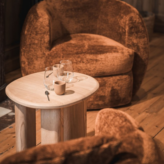 Table basse Animal Ralph M intégrée dans un salon de décoration moderne