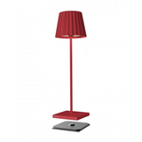 Lampe à poser rechargeable Troll 2.0 rouge batterie 24h indice IP54 Sompex