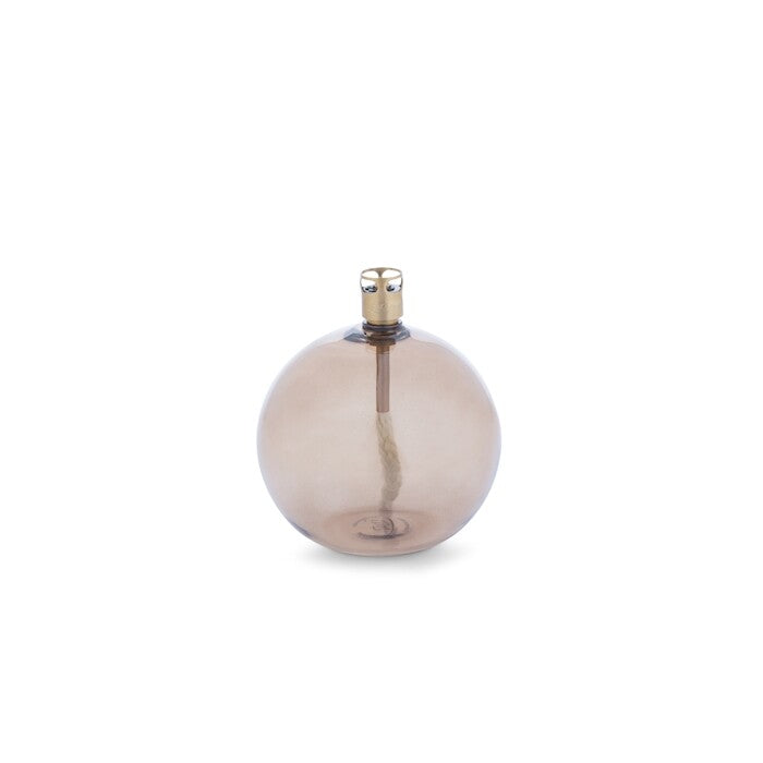 Lampe à huile ronde S - Laiton Champagne - Peri Living