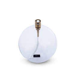 Lampe à huile ronde M - Laiton Transparente - Peri Living