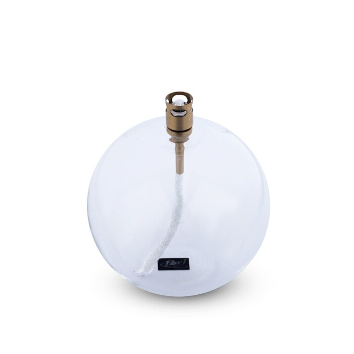 Lampe à huile ronde M - Laiton Transparente - Peri Living