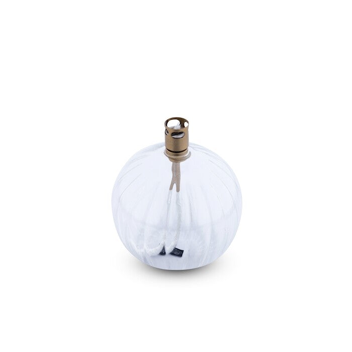 Lampe à huile ronde S - Laiton Ciselée - Peri Living