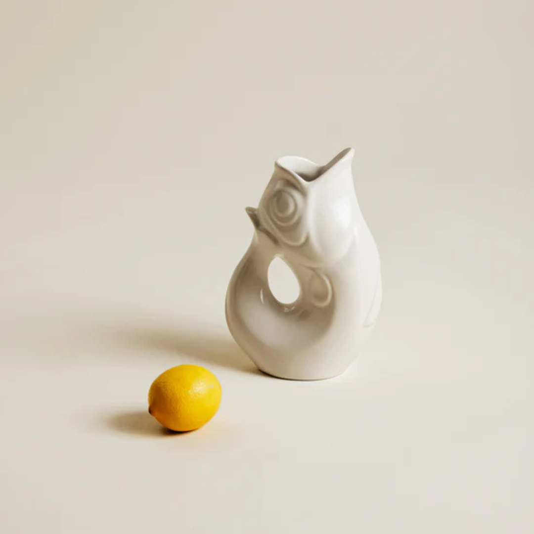 Pichet vase Glouglou Charolles 1844 finition Sable Brillant céramique artisanale