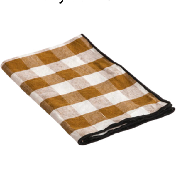 Serviette Vichy Epices - Maison de Vacances