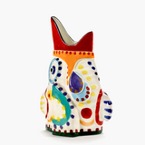 Détail vase Mix Sicily Serax design expressif avec nuances de bleu, rose et vert inspirées de la Sicile