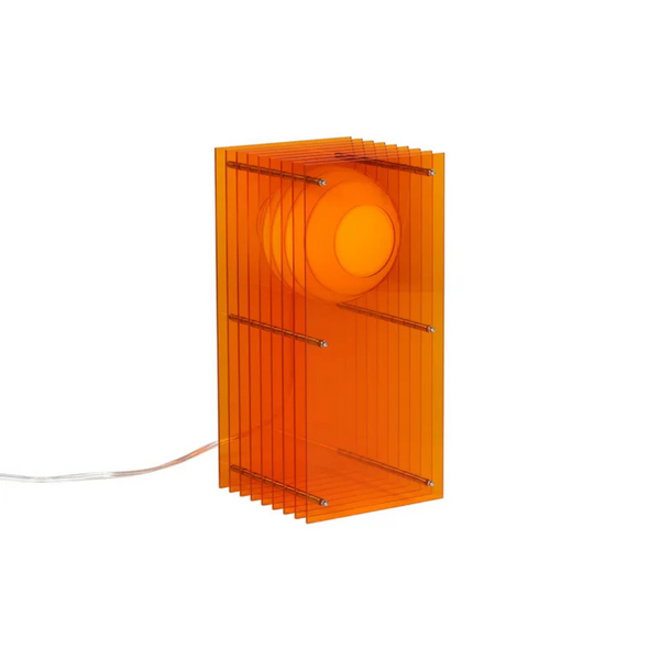 Lampe à poser Lop - Small Rectangle Orange - Bang - Maison Archibald