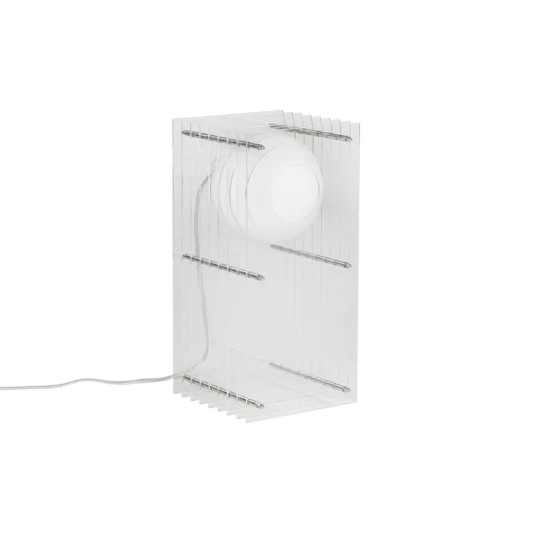 Lampe à poser Lop - Small Rectangle Transparent - Bang