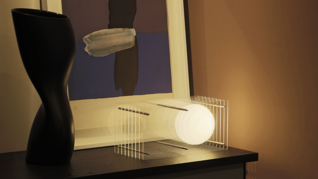 Lampe à poser Lop - Small Rectangle Transparent - Bang