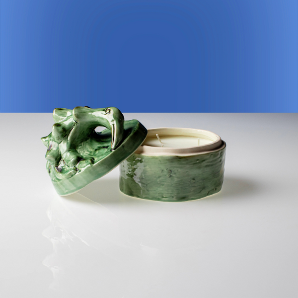 Bougie parfumée “Sonata” Medium – Green – Serax x Bela Silva - Maison Archibald