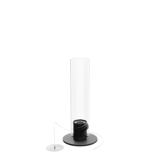 Feu de table Höfats Spin 900 avec effet vortex hypnotisant pour intérieur extérieur