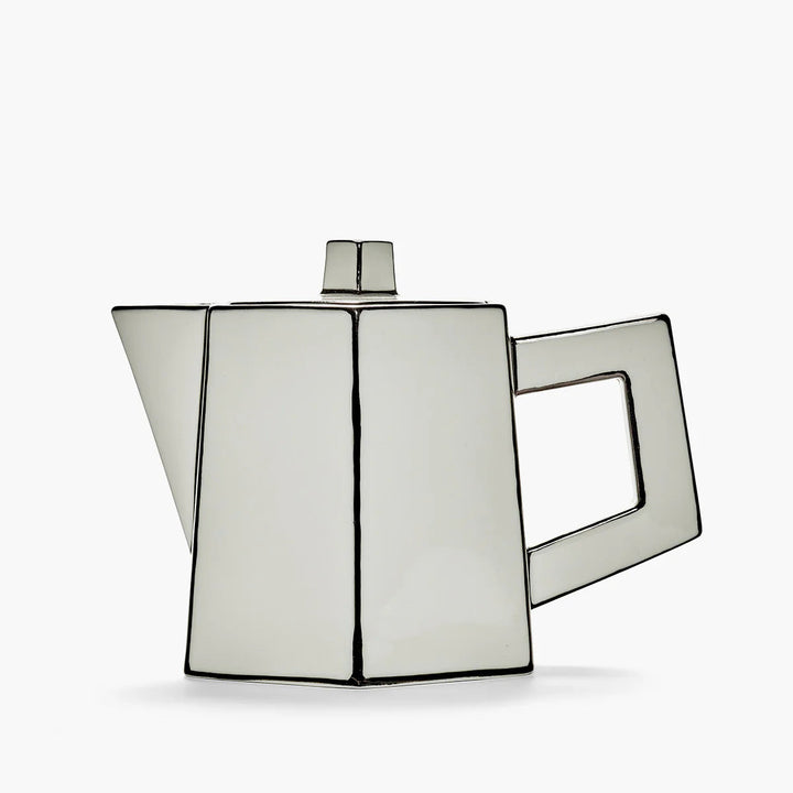 Théière design Serax Carte Blanche vue complète finition artisanale premium