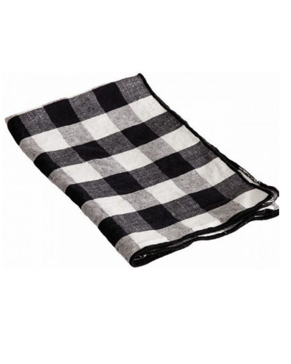 Torchon Vichy Noir - Maison de Vacances