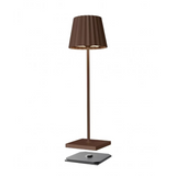 Lampe à poser design Sompex Troll 2.0 finition rouille, LED dimmable et autonomie 24h