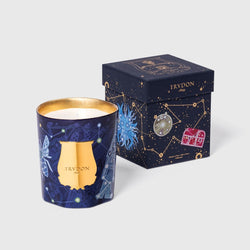 Bougie Trudon Luna Fleur d’Hiver édition Noël 2025 en verre doré