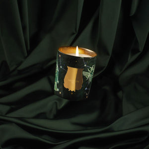 Bougie parfumée Fir Trudon 270g présentée sous coffret de Noël