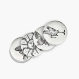 Set de 4 petites assiettes en porcelaine Unity Serax collection Tomorrowland