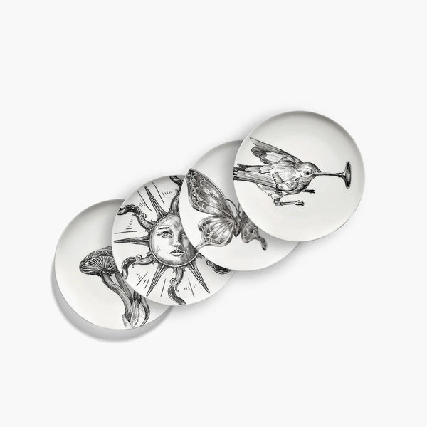 Lot de 4 petites assiettes Unity - Collection Tomorrowland - Serax