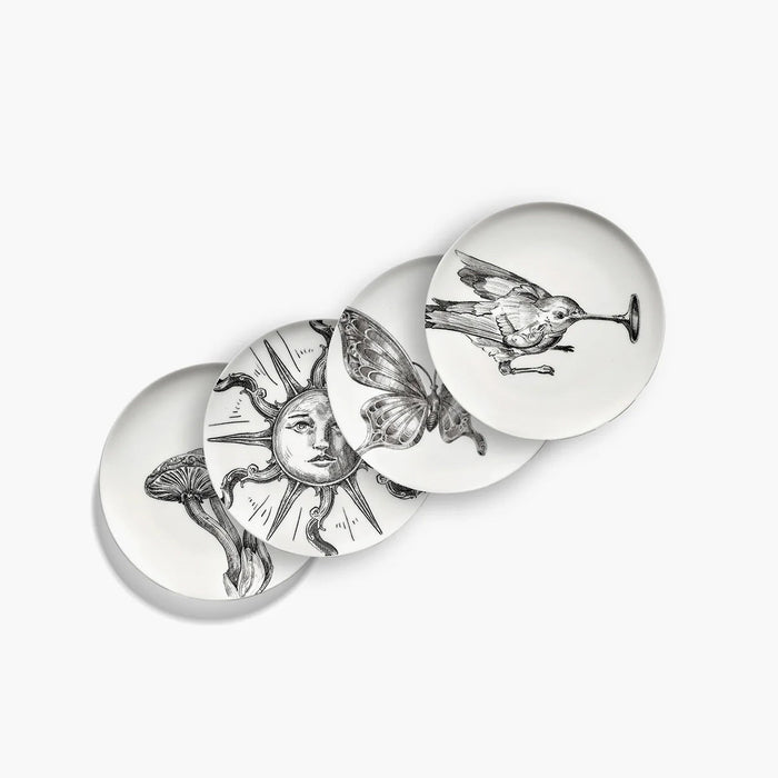 Lot de 4 petites assiettes Unity - Collection Tomorrowland - Serax