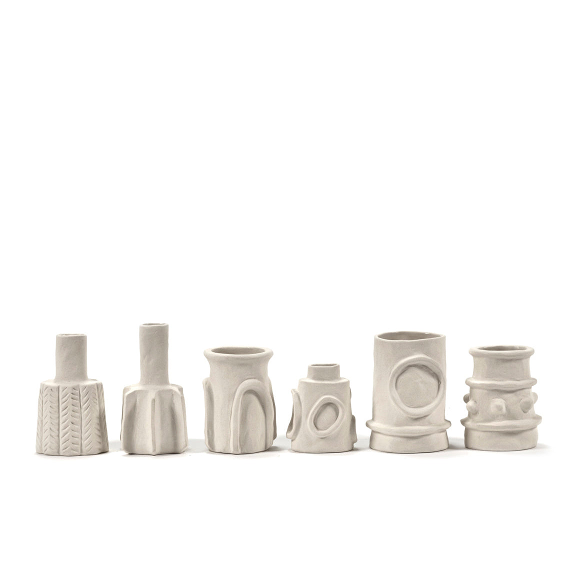 Petit soliflore Molly beige Serax, vase design minimaliste aux formes organiques et finition mate