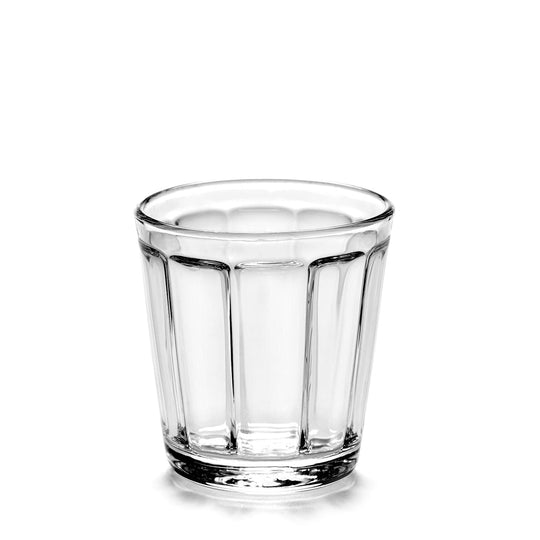 Verre à eau XS Surface transparent Serax design Sergio Herman soufflé à la bouche
