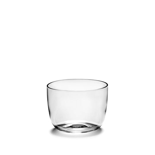 Verre à eau bas transparent Passe-Partout Serax design Vincent Van Duysen