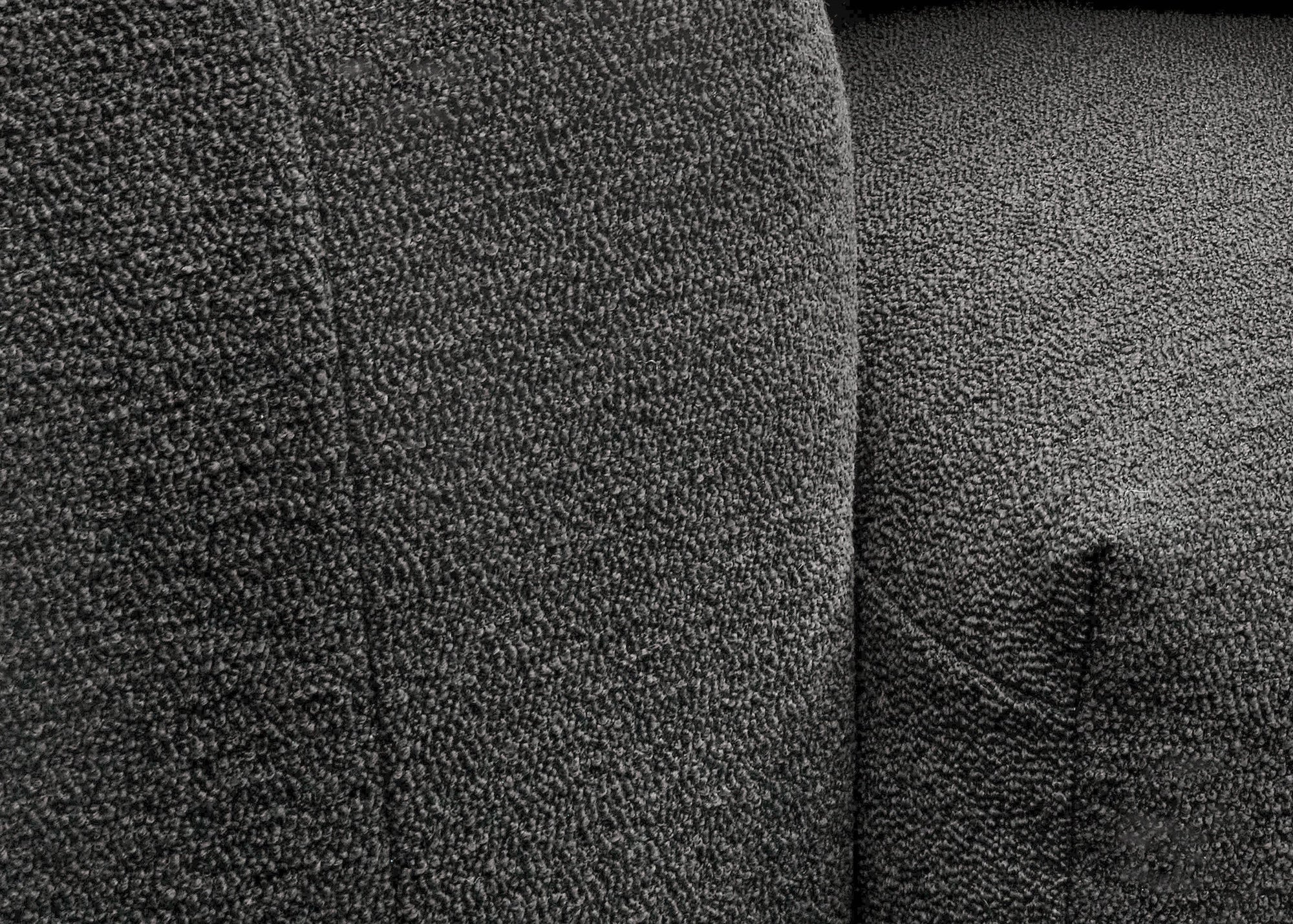 Sofa Vetsak Set 02 en Loop Loop Anthracite, silhouette architecturale et texture noble, Maison Archibald France.