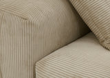 Canapé Vetsak Set 01 en cord velours Sand, sofa modulable haut de gamme disponible à Rennes chez Maison Archibald.