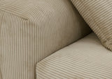 Canapé Vetsak Set 02 en cord velours Sand, sofa modulable design disponible à Paris et Rennes chez Maison Archibald.