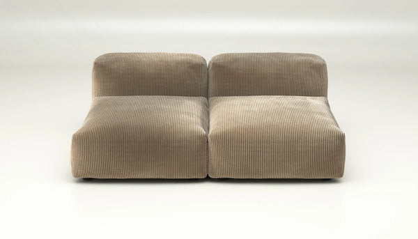 Canapé Vetsak Set 01 en cord velours Sand, sofa modulable haut de gamme disponible à Rennes chez Maison Archibald.