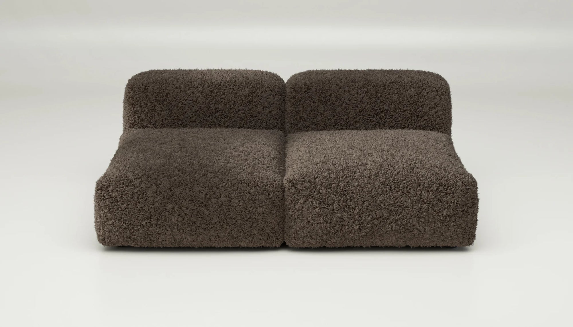 Sofa Vetsak Set 01 en tissu Doodle Cacao, ton chaleureux et ambiance raffinée, Maison Archibald Paris.