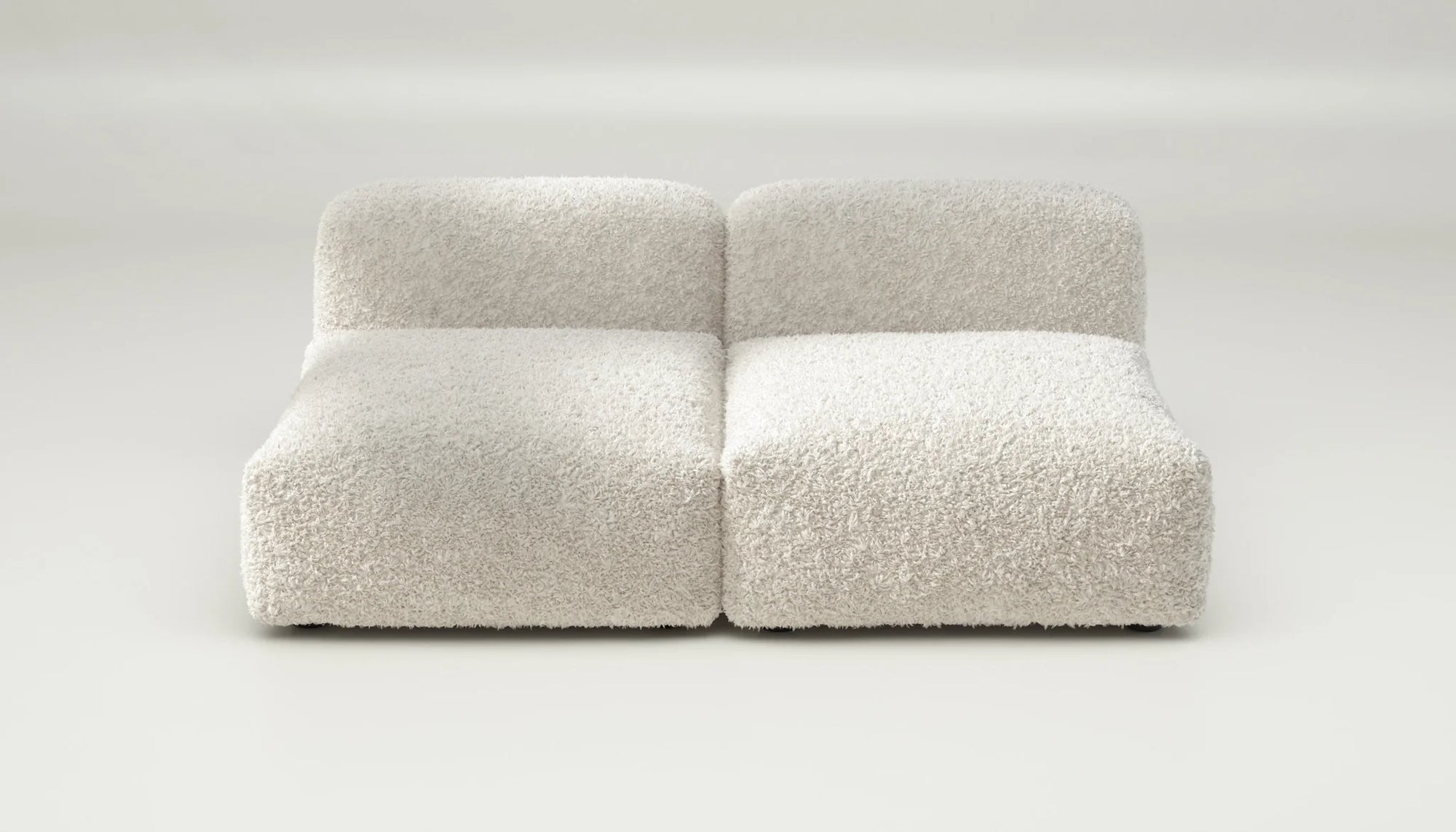 Canapé Vetsak Set 01 en tissu Doodle Crème, design lumineux et cocooning, disponible chez Maison Archibald Rennes.