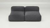 Canapé Vetsak Set 01 en boucle Loop Loop Anthracite, silhouette moderne et matière noble, Maison Archibald Rennes.