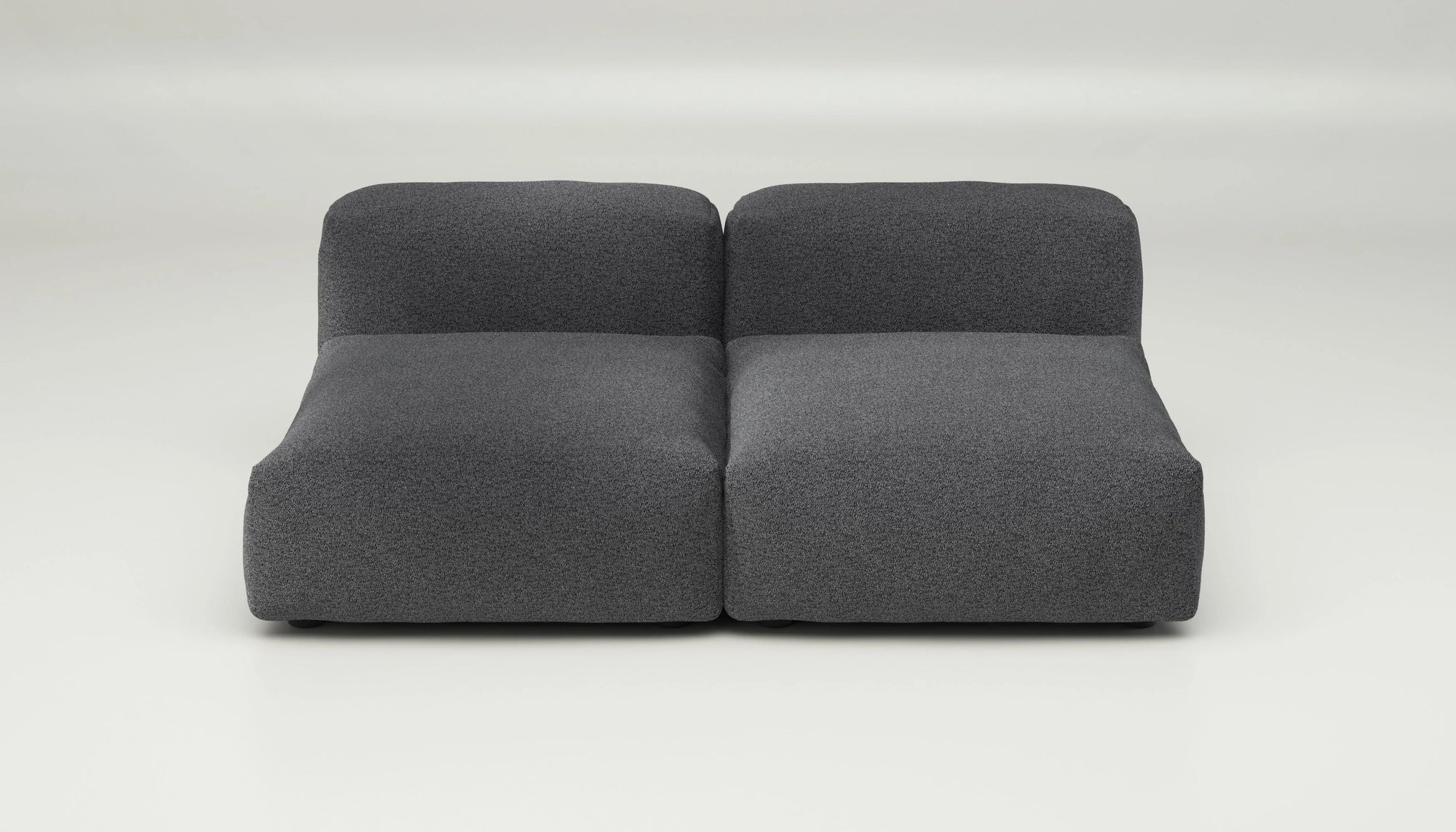 Canapé Vetsak Set 01 en boucle Loop Loop Anthracite, silhouette moderne et matière noble, Maison Archibald Rennes.