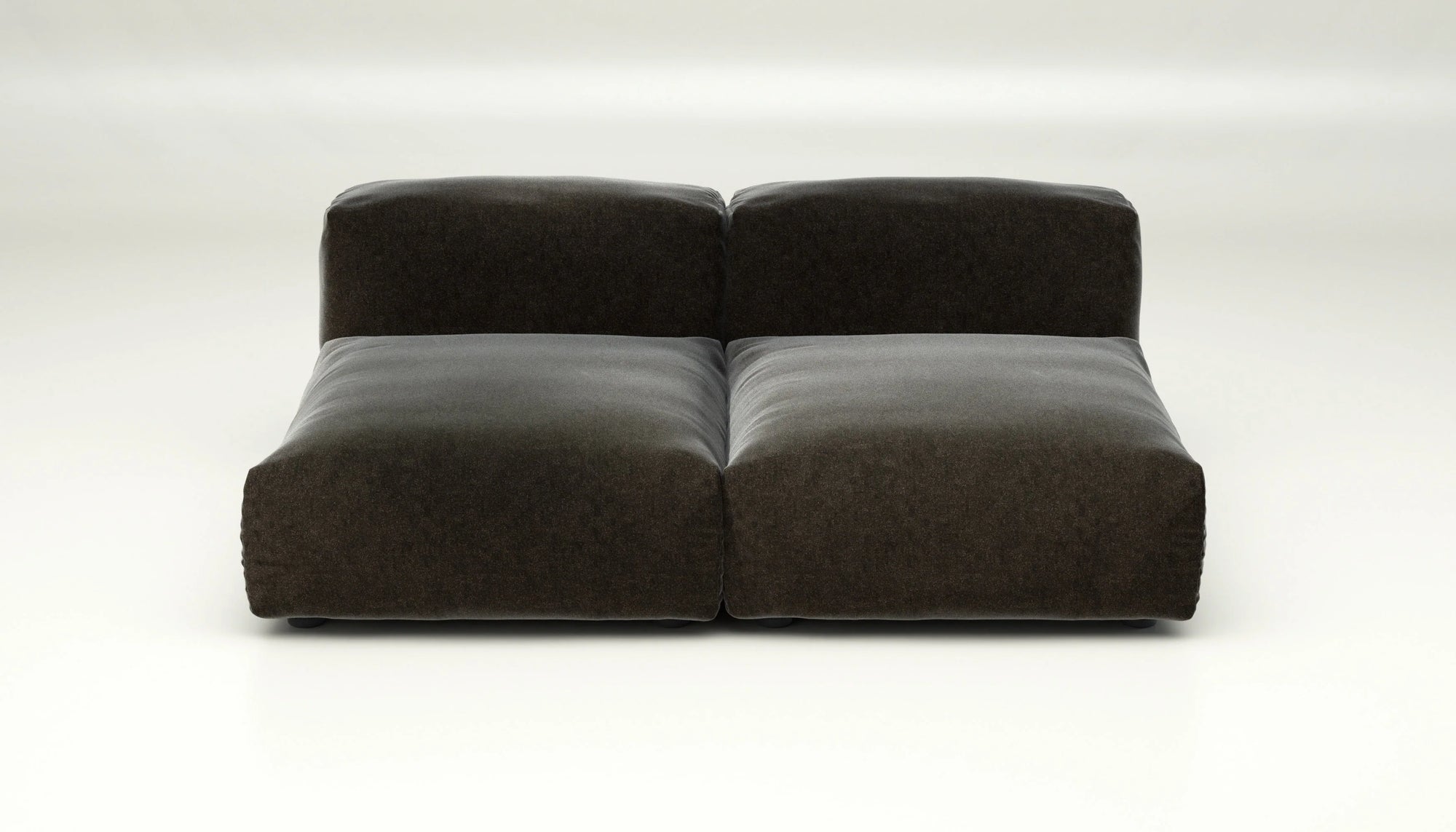 Canapé Vetsak Set 01 en Suave Anthracite, design minimaliste et durable, Maison Archibald Paris.
