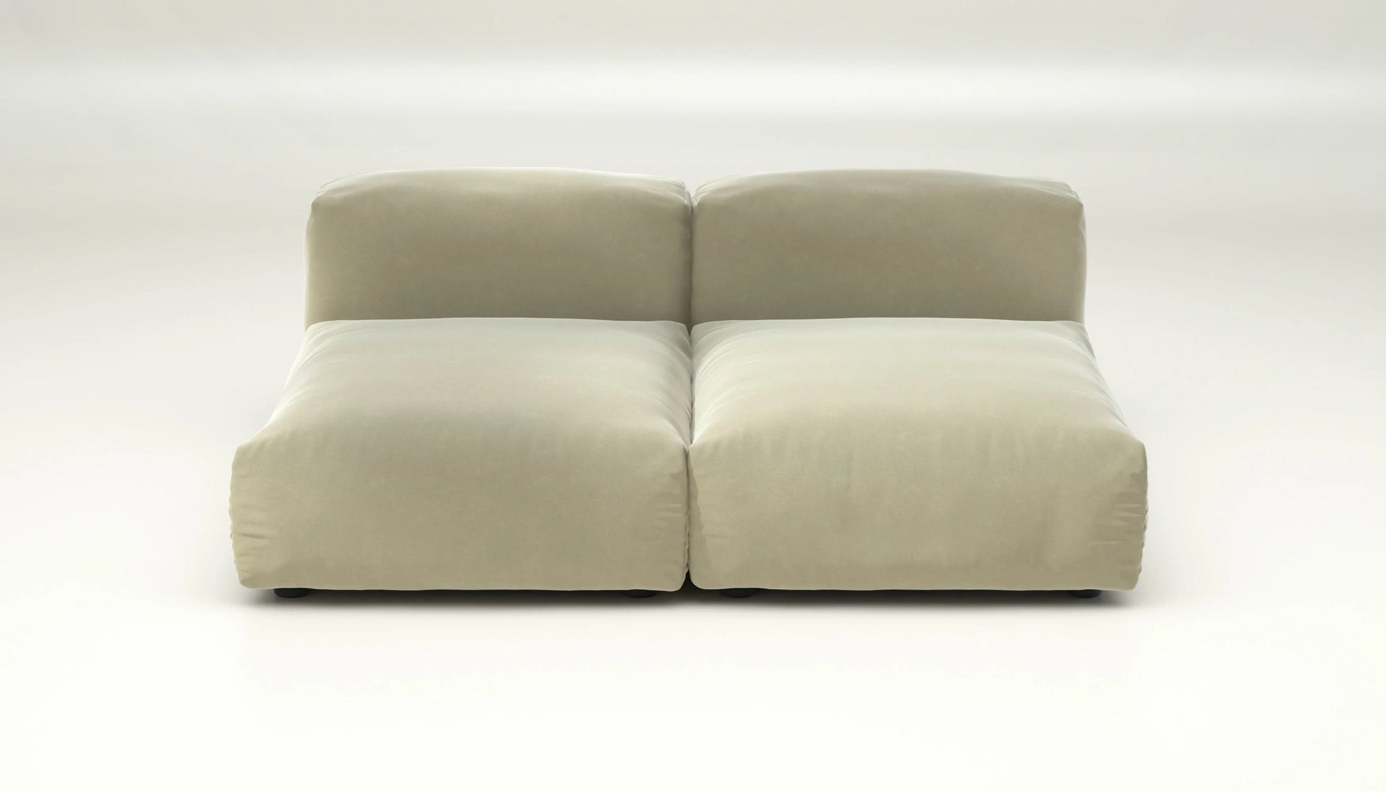 Canapé Vetsak Set 01 en tissu Suave Clay, velouté et élégant, sofa design Maison Archibald.