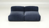 Canapé Vetsak Set 01 en Suave Navy, bleu profond et allure moderne, Maison Archibald Rennes.