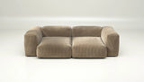 Canapé Vetsak Set 02 en cord velours Sand, sofa modulable design disponible à Paris et Rennes chez Maison Archibald.