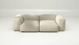 Sofa Vetsak Set 02 en boucle Loop Loop Duna, beige clair et élégance naturelle, Maison Archibald Rennes.