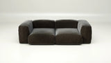 Canapé Vetsak Set 02 en Suave Anthracite, design contemporain et finition haut de gamme, Paris & Rennes.