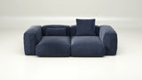 Sofa Vetsak Set 02 en Suave Navy, bleu profond et style raffiné, Maison Archibald Paris.