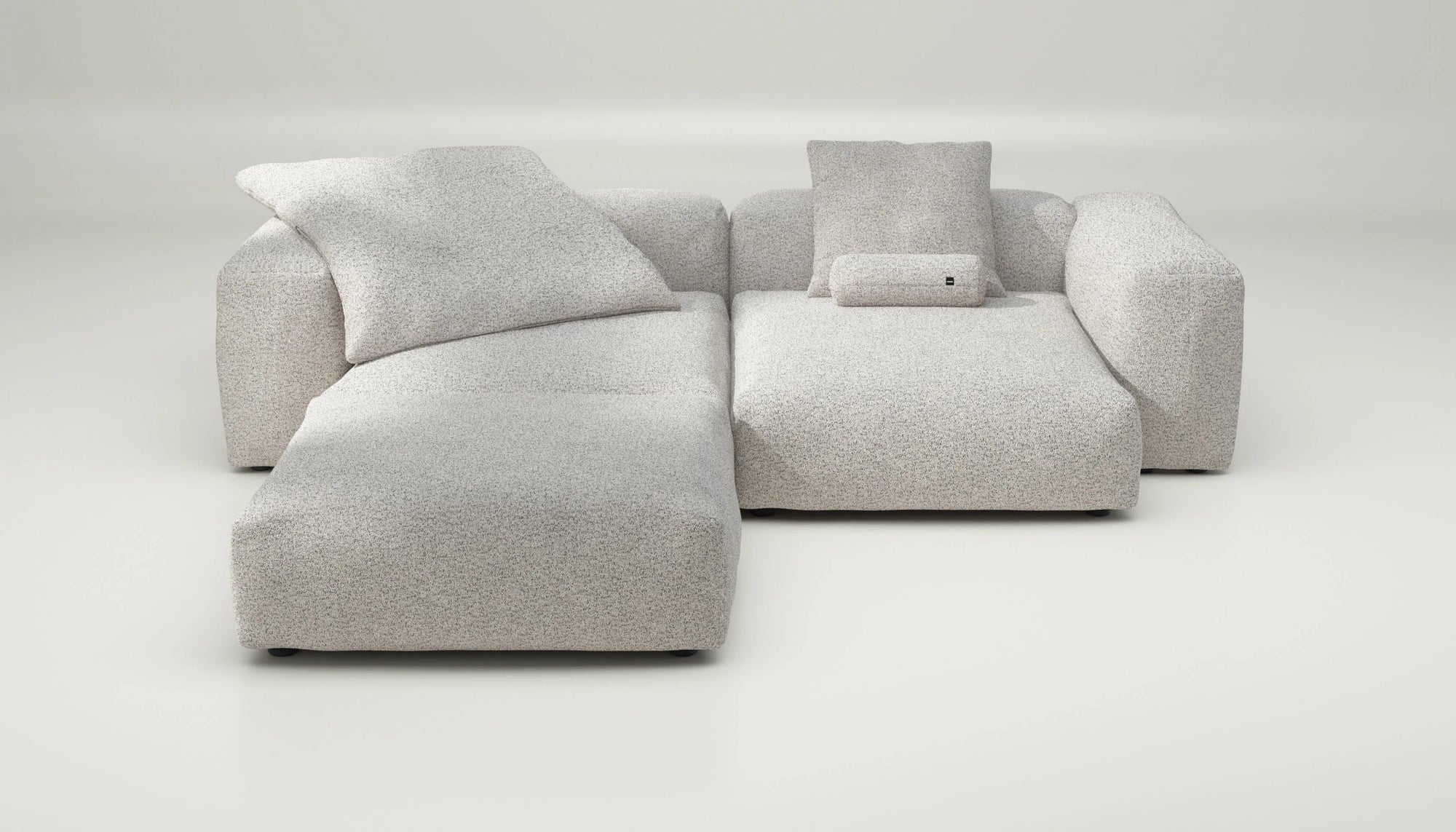 Sofa Vetsak Set 03 en bouclé Loop Loop Bounty, matière italienne et confort sensoriel, Maison Archibald Paris.
