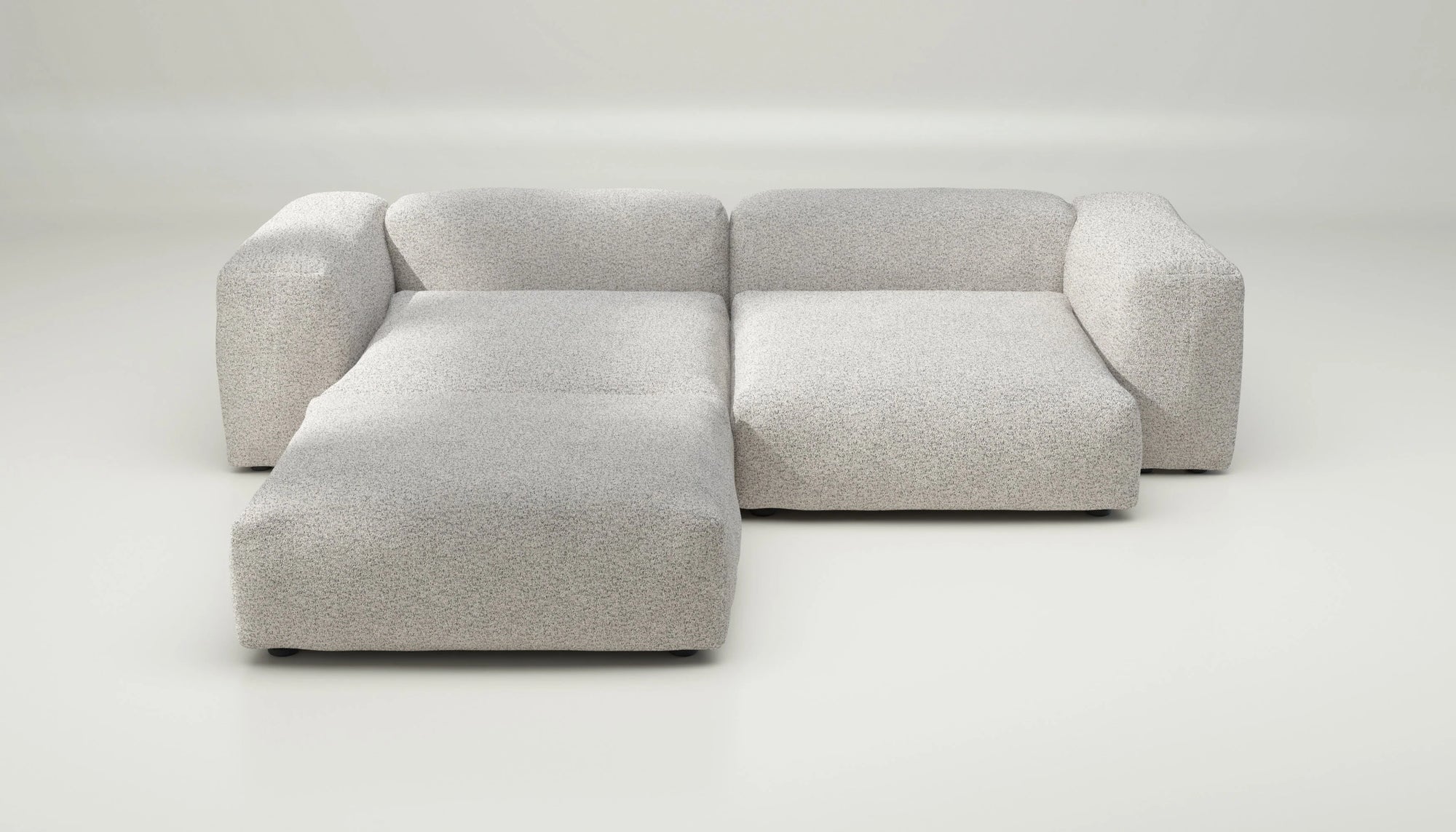 Sofa Vetsak Set 03 en bouclé Loop Loop Bounty, matière italienne et confort sensoriel, Maison Archibald Paris.