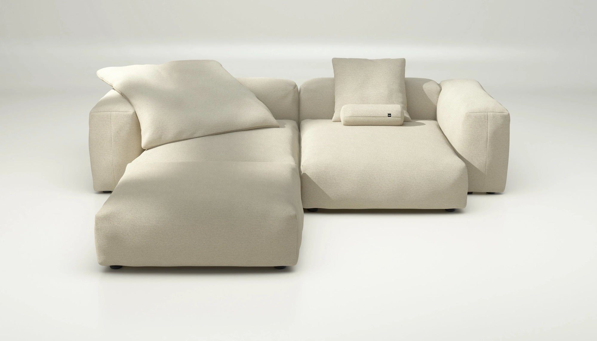 Sofa Vetsak Set 03 en Loop Loop Duna, beige sable et élégance naturelle, Maison Archibald Rennes.