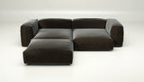 Canapé Vetsak Set 03 en Suave Anthracite, esthétique moderne et silhouette architecturale, Maison Archibald Paris.