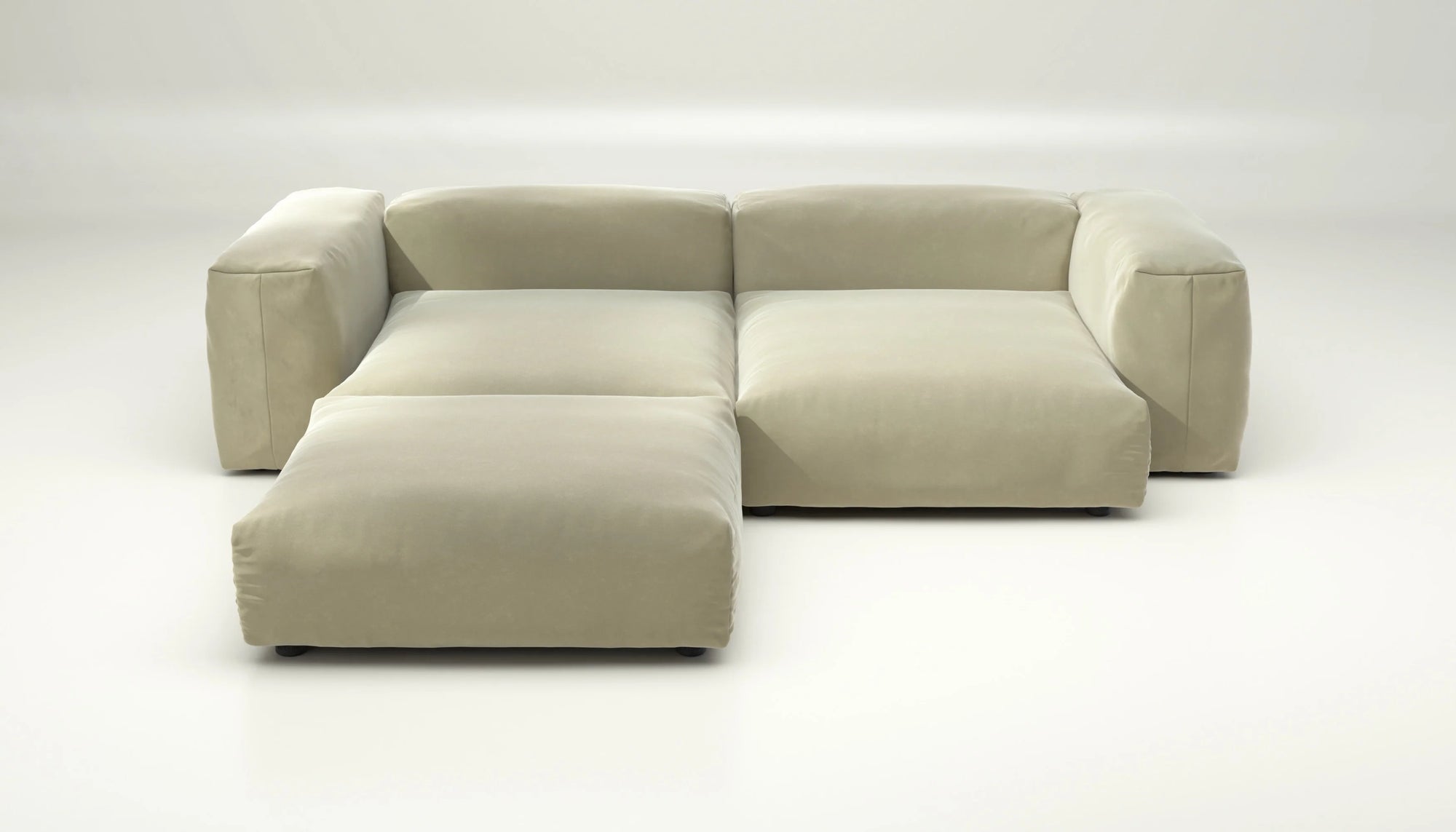 Canapé Vetsak Set 03 en Suave Clay, teinte naturelle et confort durable, Maison Archibald Rennes.